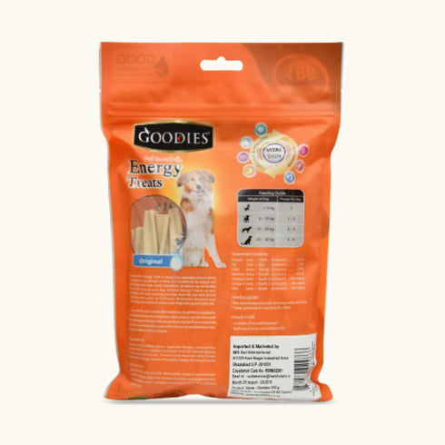 Goodies Energy Treats Calcium Flavoured Dog Treats -500G
